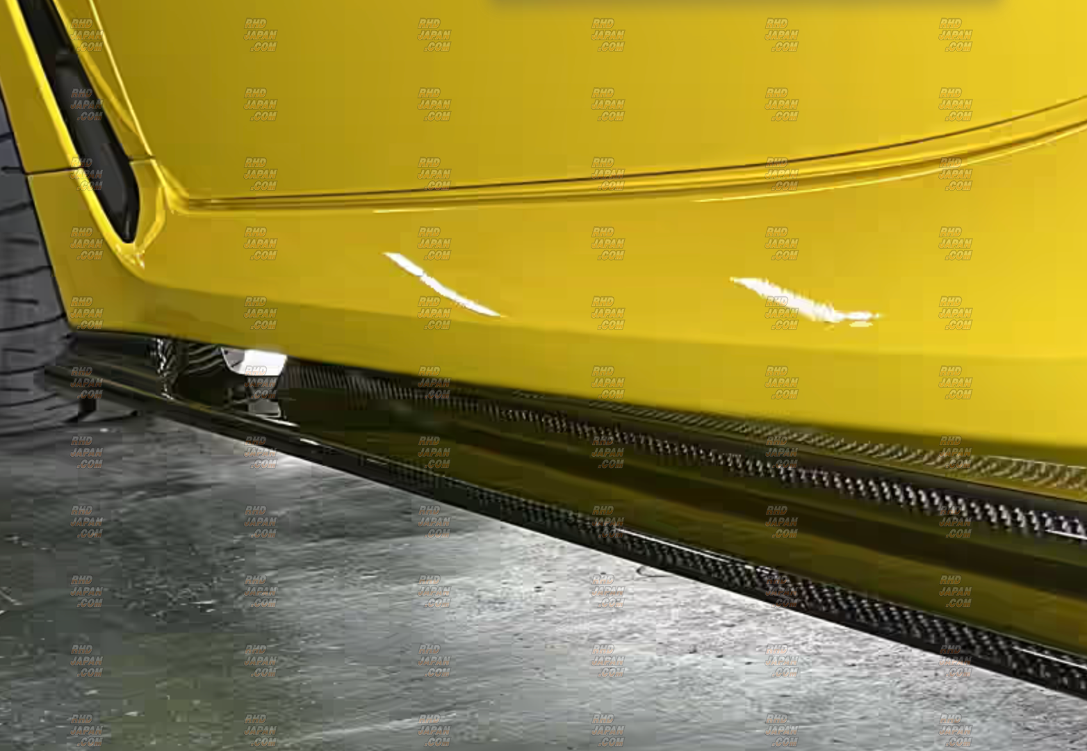 JUN Auto Aero Side Diffuser Set FRP - BRZ ZD8